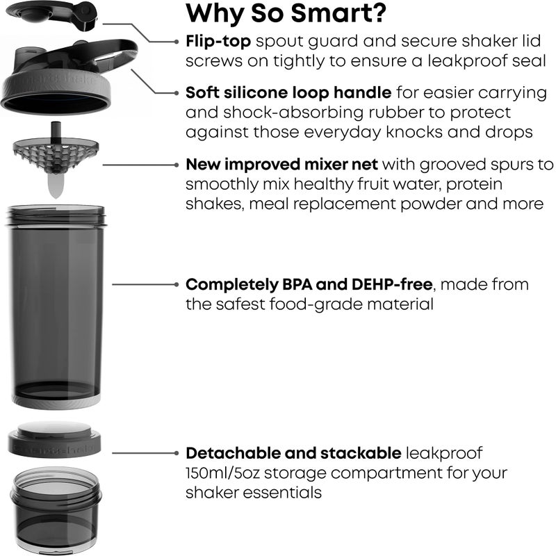 SmartShake Revive, 25 oz Shaker Cup, Black - Image 5